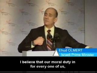 Olmert Offers Solutions