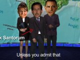 All Star Weather Trio  Sarah Palin Barack Obama Rick Santorum