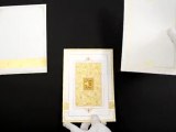 D-1666, Cream Color, Sikh Cards, Sikh Wedding Cards, Punjabi Wedding Cards
