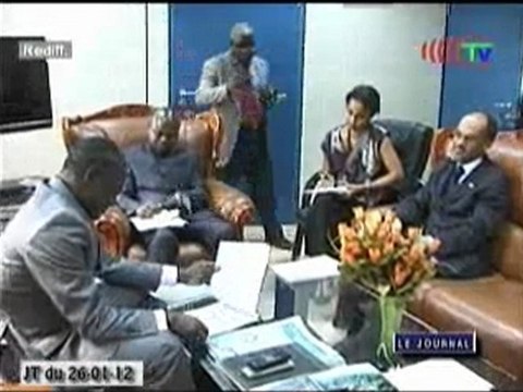 Le représentant du FNUAP au Congo reçu par le ministre de l’éducation civique et de la jeunesse