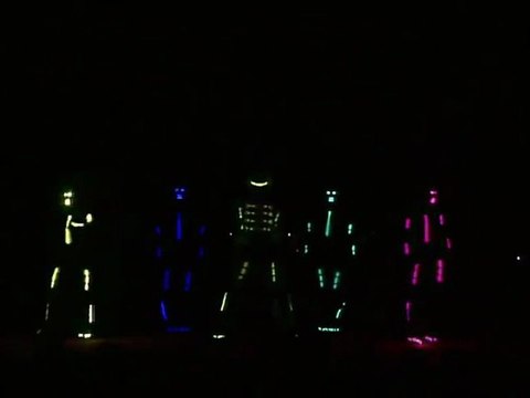 Projection d'un vidéomapping pour la bière Amstel