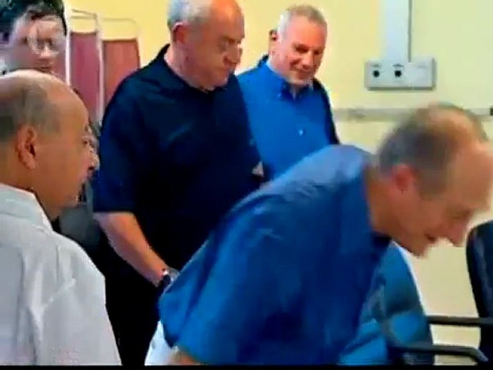 Prime Minister Ehud Olmert testifies before the Vinograd Com