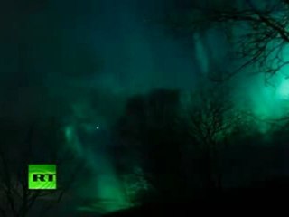 ufo. AURORE BORÉAL . Nord EUROPE .25.01.2012