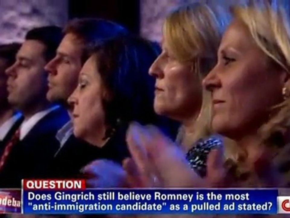 Gingrich, Romney trade barbs on immigration