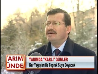 TARIMDA ‘KARLI’ GÜNLER 25.01.2012