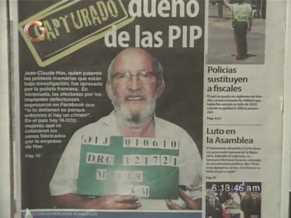 Titulares de Primera Página