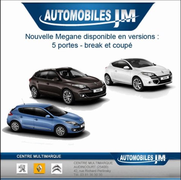 MANDATAIRE VOITURE NEUVE MEGANE 2012 AUTOJM