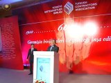 Cumhurbaşkanı Gül, Türkiye Müteahhitler Birliği'nin 60. Kuruluş Yıl Dönümü Resepsiyonunda bir konuşma yaptı