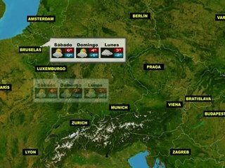 El tiempo en Europa, por países, previsión del viernes 27 al lunes 30 de enero