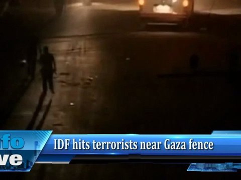 IDF hits terrorists near Gaza fence