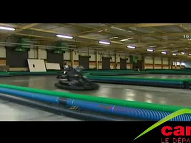 Tracks using electric kart