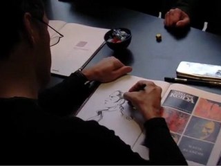 Olivier Grenson en dédicace- Angoulême 2012