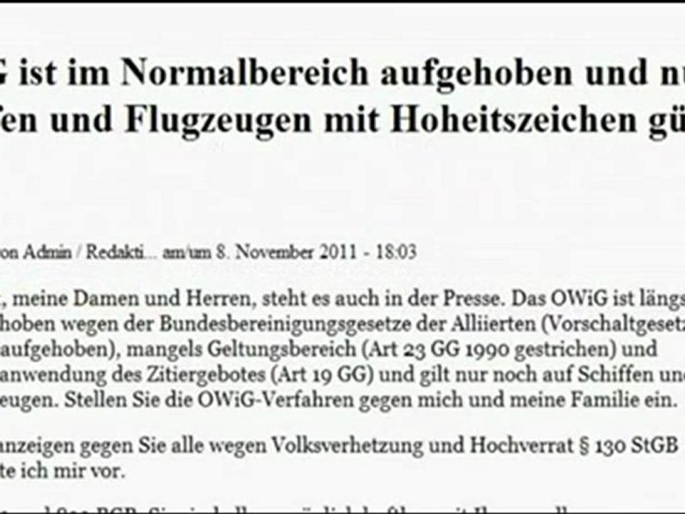 Die BRD - Der Bund der gesetzlosen Betrüger Republik in Deutschland