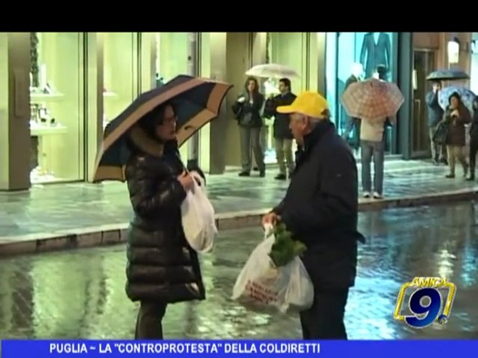 Puglia   La controprotesta della Coldiretti