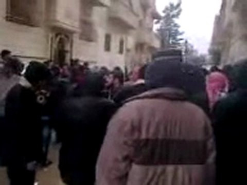 فري برس حماة حي طريق حلب مظاهرة جمعة الدفاع عن النفس 27 01 2012