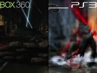 Ninja Gaiden III PS3 vs 360 comparison video