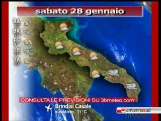 Previsioni del tempo, sabato 28 gennaio