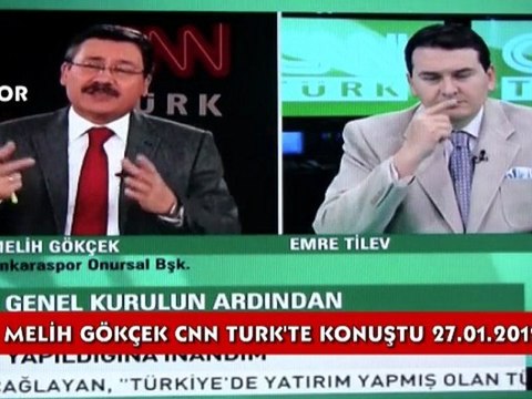Melih Gökçek CNN TURK konusmasi