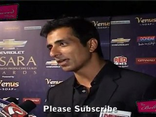 Good Looking Sonu Sood Speaks At Apsara Awards