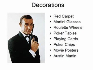 James Bond Theme Party Ideas