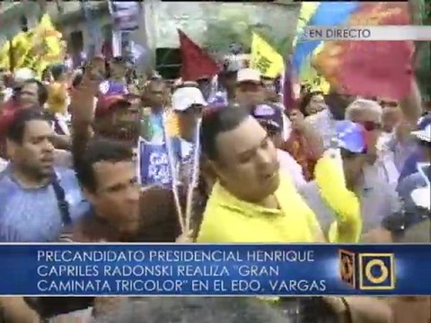 Capriles Radonski y López realizan primer acto de campaña conjunto