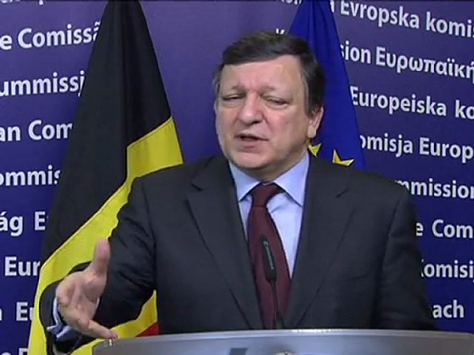 Grèce: Barroso appelle à éviter un défaut de paiement