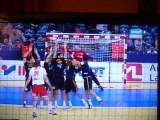 But Mikkel Hansen / Dernier coup franc / Danemark-Espagne / Euro 2012 Handball Serbie