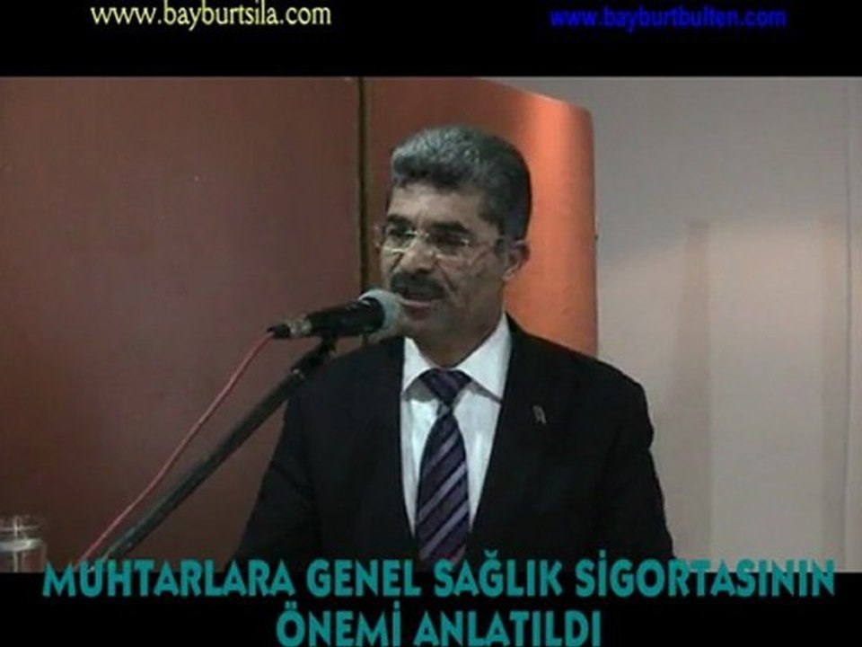 Muhtarlara genel sağlık sigortasının önemi anlatıldı-