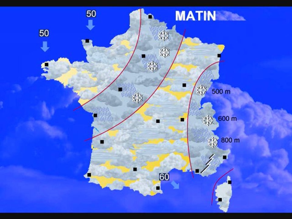 Météo 28 janvier 2012: Neige et froid au programme !
