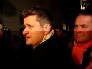 Hipokryta Palikot pseudo demonstruje przeciwko ACTA na Krakowskim