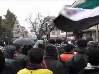 Syrie: manifestation à Homs, vendredi 27 janvier