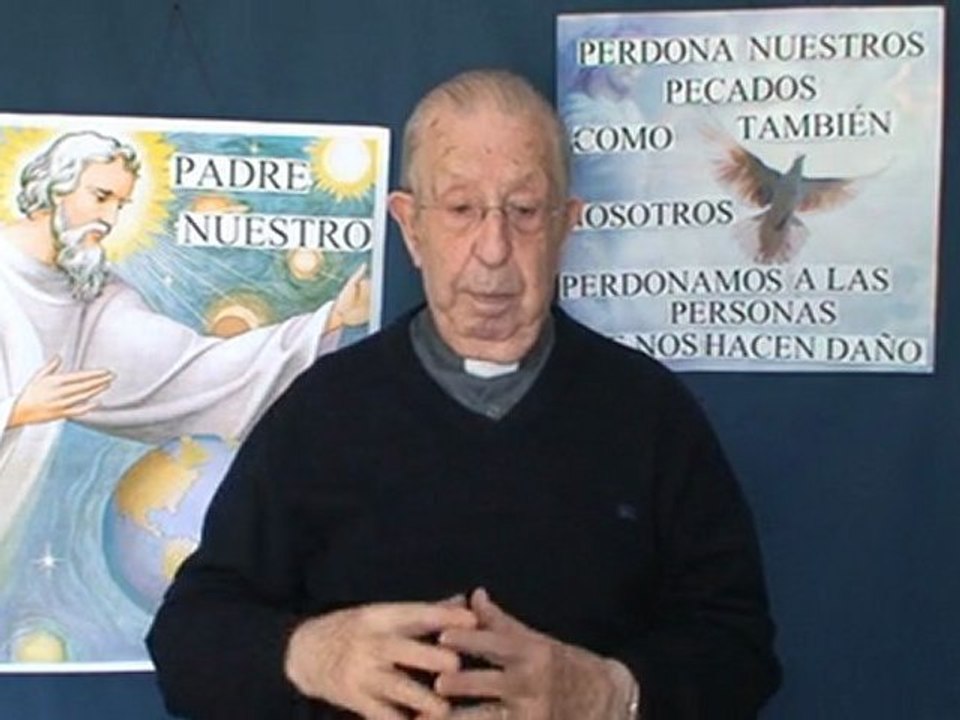 Padre nuestro. Perdona nuestros pecados, como nosotros perdonamos a las personas que nos hacen daño