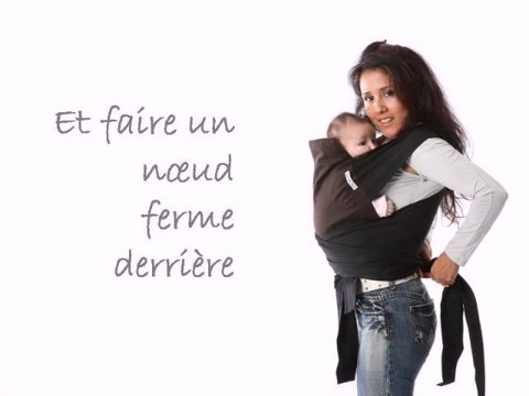 Porte bébé chinois (Mei Tai) TI-WAWITA (position face à soi)