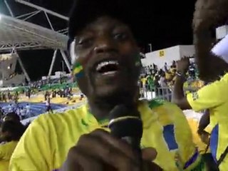 CAN 2012 : Euphorie du public Gabonais apres la qualif des Panthères