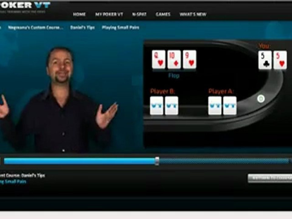 Playing Small Pairs Tips by Daniel Negreanu