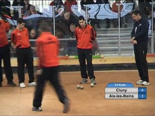 Quart de finale, Gobertier (Aix-les-Bains) contre Percheranchier (Cluny), Super 16 Rumilly 2012