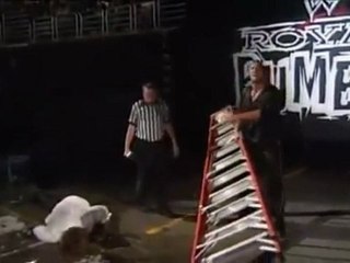 WWE-Universal : The Rock VS Mankind I Quit Match