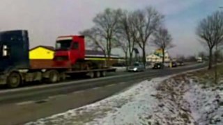 Protest na drodze Lublin - Łęczna