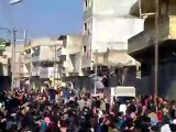 فر ي برس   حلب    المرجه   الاحرار امام منزل الشهيد 28 1 2012 ج1