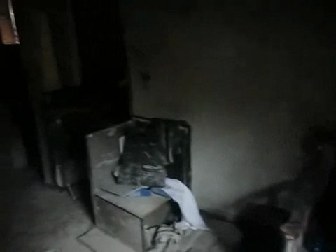 فري برس ريف دمشق سقبا ماتبقى من منزل الشهيد مازن ابو الذهب 27 1 2012