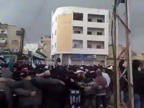 فري برس دمشق برزة البلد جمعة حق الدفاع عن النفس 27 1 2012