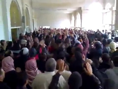 فري برس درعا حي الكاشف جمعة حق الدفاع عن النفس 27 1 2012