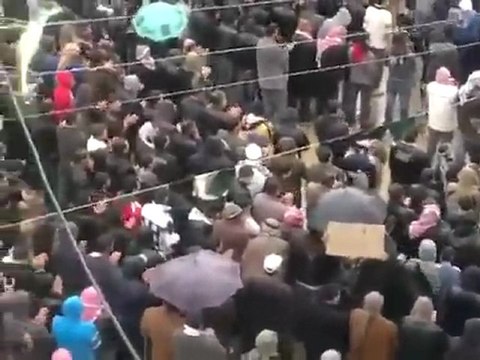 فري برس درعا مهد الثورة مدينة الحراك 27 1 2012