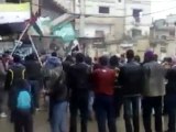 فري برس   درعا المخيم مظاهرة لأبناء الجولان السوري المحتل  27 1 2012