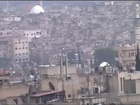 فري برس حماه حميدية انفجارات تملئ الحي والناس تستغيث 27 1 2012