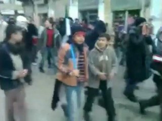 فري برس   جبل الزاوية   ناحية احسم   حق الدفاع عن النفس 27 1 2012