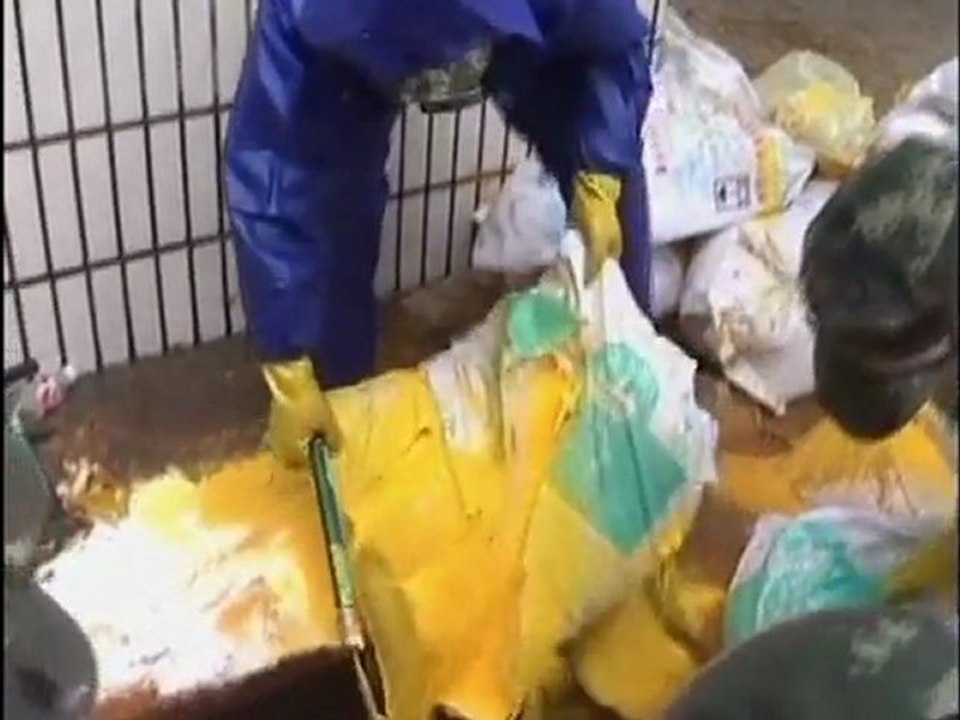 Toxic runoff poisons Chinese river