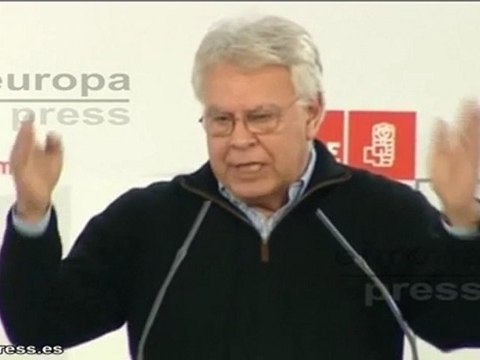 González apoya a Rubalcaba pase lo que pase