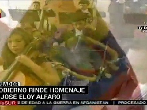 Gobierno ecuatoriano rinde homenaje a José Eloy Alfaro