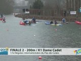 FINALE 2 (200m) K1 DAME CADET - REGATE INTERNATIONALE DU PAS-DE-CALAIS 2012
